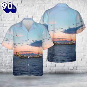 US Navy Submarine Rescue Diving Recompression System SRDRS Hawaiian Shirt