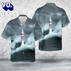 US Navy UGM 73 Poseidon Hawaiian Shirt