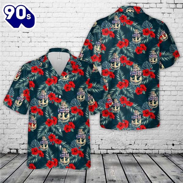 US Navy USN Chiefs Pride CPO Boriken Chief Hawaiian Shirt