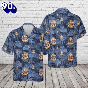 US Navy USN Chiefs Pride CPO Texas Anchor Hawaiian Shirt