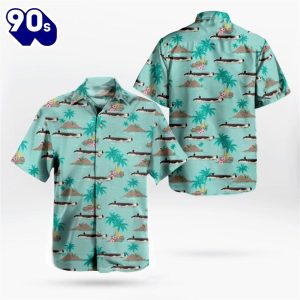 US Navy USS Alexandria SSN 757 Attack Submarine Hawaiian Shirt