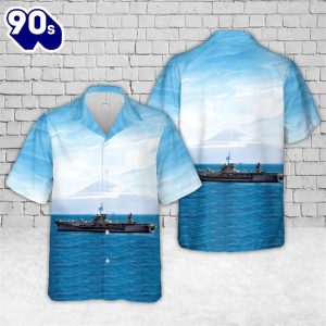 US Navy USS Blue Ridge LCC Hawaiian Shirt