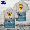 US Navy USS Cheyenne SSN 773 Attack Submarine Hawaiian Shirt