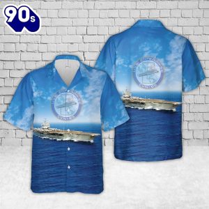 US Navy USS Enterprise CVN 65 Hawaiian Shirt