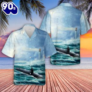 US Navy USS Florida SSGN 728 Hawaiian Shirt