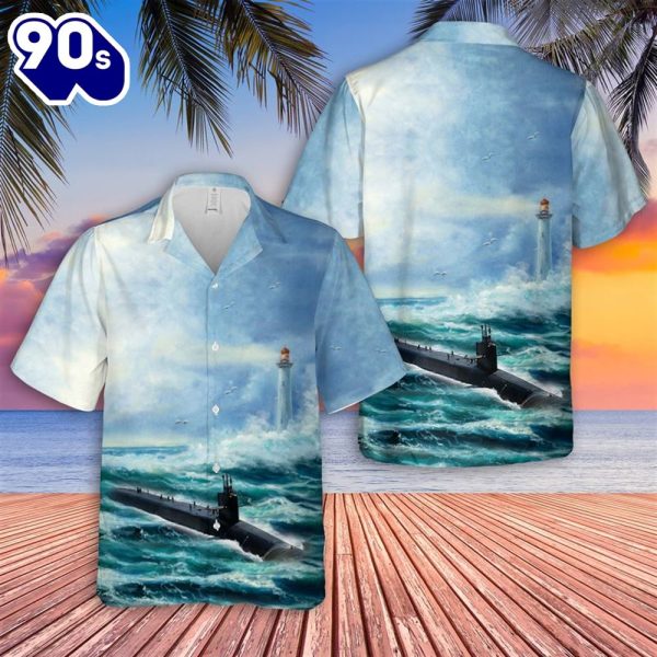 US Navy USS Florida SSGN 728 Hawaiian Shirt