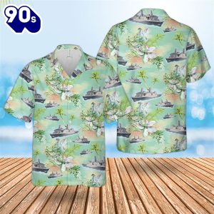 US Navy USS Green Bay LPD 20 Hawaiian Shirt