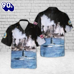 US Navy USS Hawaii SSN 776 Hawaiian Shirt