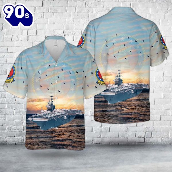 US Navy USS Independence CV 62 Hawaiian Shirt