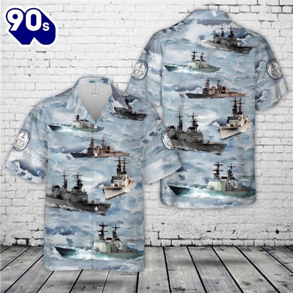 US Navy USS John Young DD 973 Hawaiian Shirt