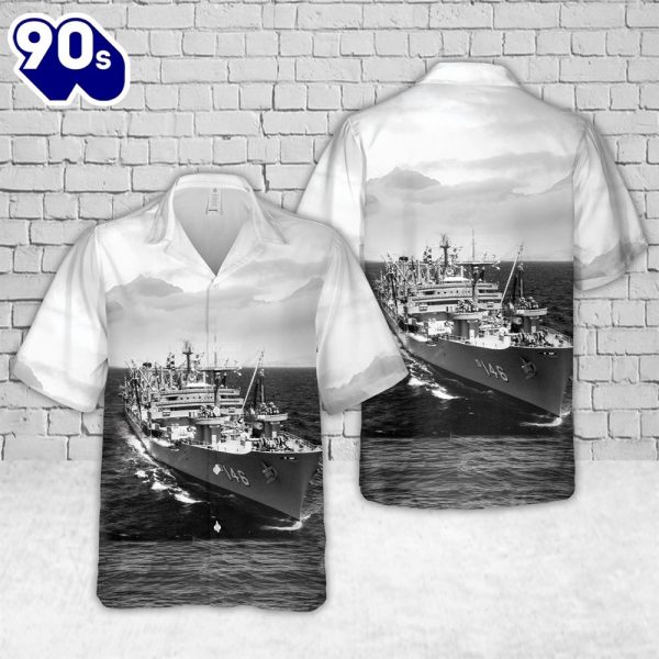 US Navy USS Kawishiwi AO6 Hawaiian Shirt