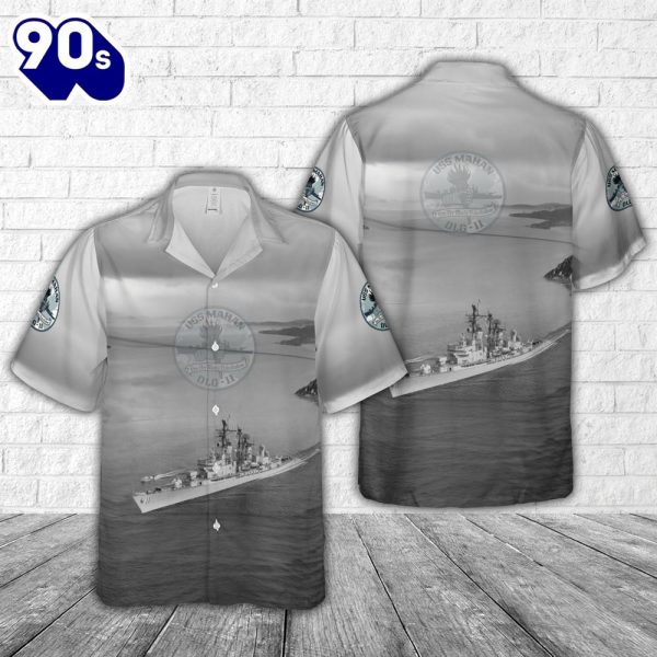 US Navy USS Mahan DLG Hawaiian Shirt