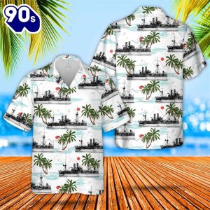 US Navy USS Maine89 Hawaiian Shirt