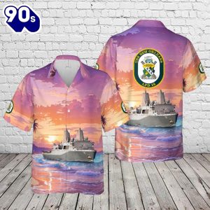 US Navy USS New Orleans LPD Hawaiian Shirt