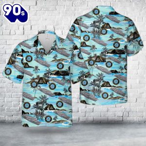 US Navy USS Nimitz CVN 68 Hawaiian Shirt