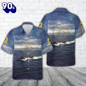 US Navy USS Parche SSN 683 Hawaiian Shirt