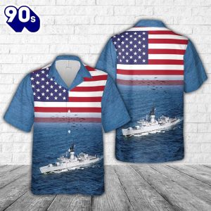 US Navy USS Pharris FF94 Hawaiian Shirt