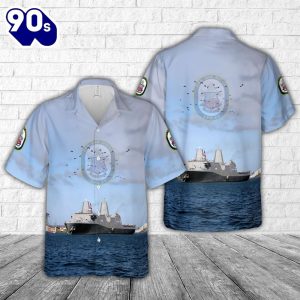 US Navy USS San Diego LPD 22 Hawaiian Shirt