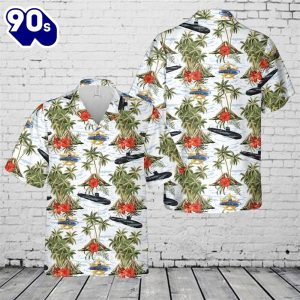 US Navy USS Texas SSN 775 Hawaiian Shirt