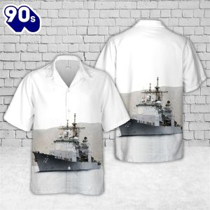 US Navy USS Vella Gulf CG 72 Hawaiian Shirt