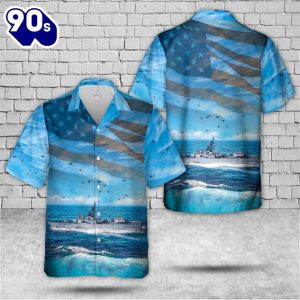 US Navy USS Voge FF47 Hawaiian Shirt