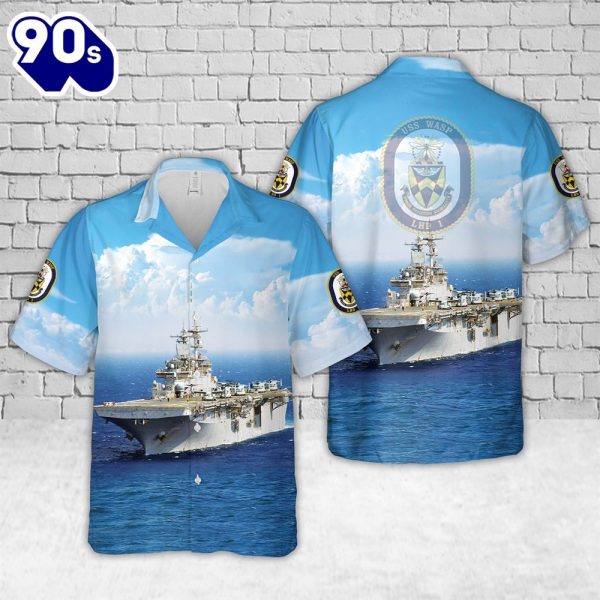 US Navy USS Wasp LHDHawaiian Shirt