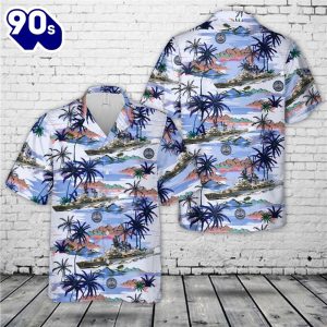 US Navy USS William V Pratt DDG 44 Hawaiian Shirt