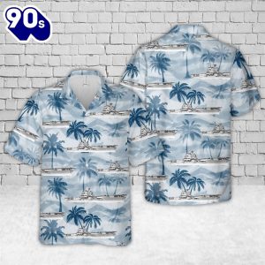 US Navy USS Yorktown CV 5 Hawaiian Shirt