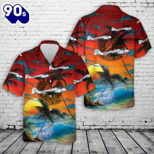 US Navy VA6 Thunderbolts A 6E Intruder Hawaiian Shirt