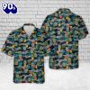 US Navy VAQ8 Yellowjackets EAG Growler Hawaiian Shirt