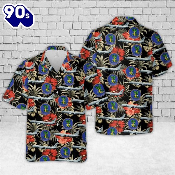 US Navy VP 4 Skinny Dragons P 8A Hawaiian Shirt