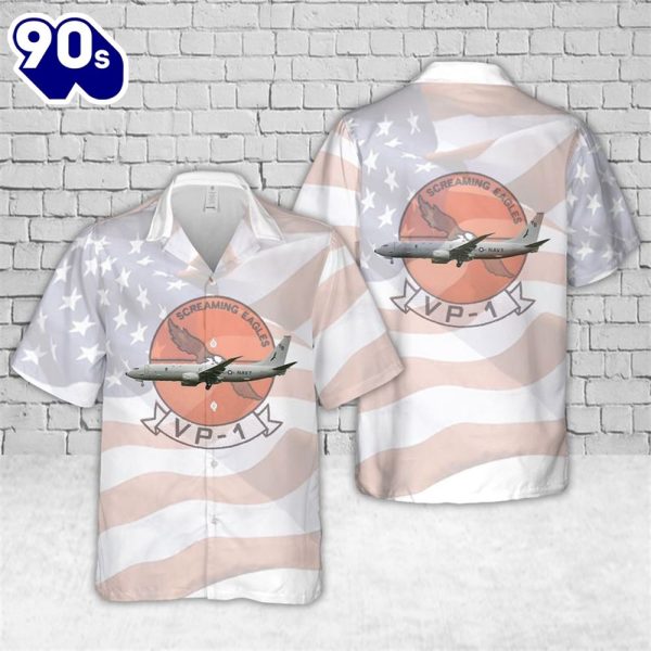 US Navy VPScreaming Eagles P 8A Hawaiian Shirt