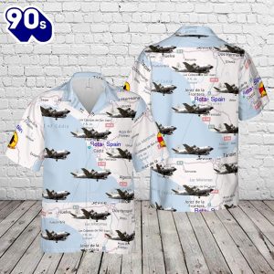 US Navy VQ 2 Squadron EP 3E aircraft Hawaiian Shirt