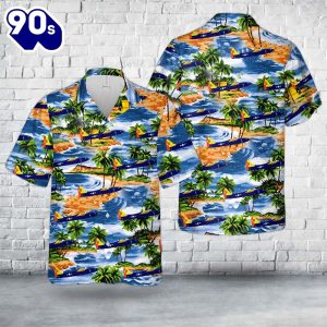 US Navy VX 2 Grumman F7F 2N Tigercat Hawaiian Shirt