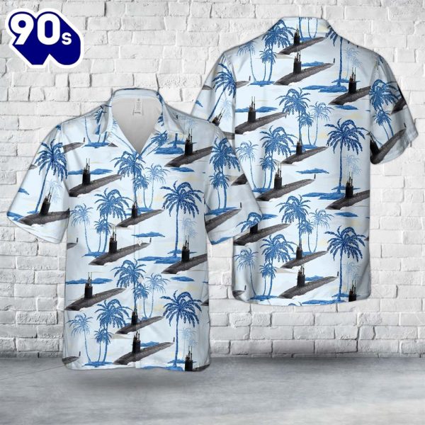 US Navy Virginia class submarine Hawaiian Shirt