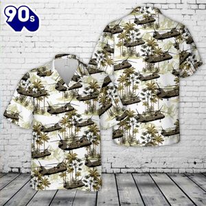 US Navy support helicopter HH 46D Hawaiian Shirt