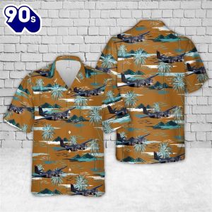 Us Air Force Douglas A 26 Invader In Wwii Trendy Hawaiian Shirt