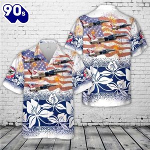 Us Air Force F Fighting Falcon 457Th Fighter Squadron 4Th Of July Trendy Hawaiian Shirt