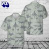 Us Air Force Lockheed Martin F 22 Raptor Aircraft Silhouettes Trendy Hawaiian Shirt