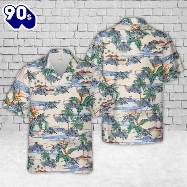 Us Air Force Sikorsky Mh 53 Pave Low Trendy Hawaiian Shirt Trendy Hawaiian Shirt For Men Women