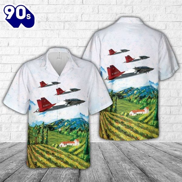 Us Air Force T 7A Red Hawk Trendy Hawaiian Shirt