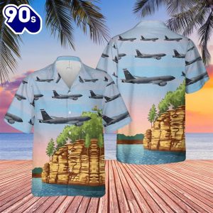 Us Air Force Wisconsin Air National Guard8Th Air Refueling Wing Kc5R Stratotanker Trendy Hawaiian Shirt