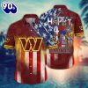 Washington Commanders NFL Happy 4th Of July Hawaiian Shirt